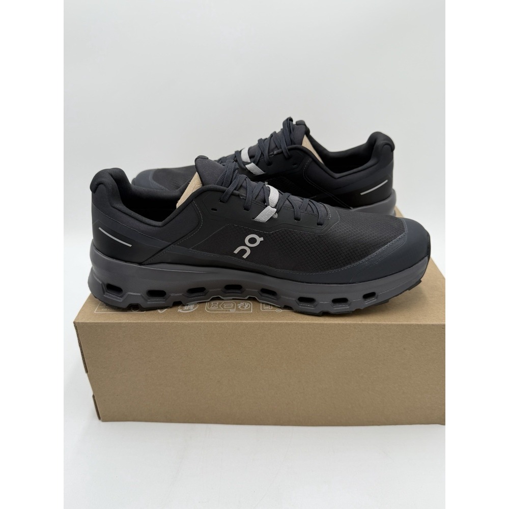 On Men's Cloudvista 2 Waterproof Size 12 Black | Eclipse 3ME30140106 New - Picture 7 of 10
